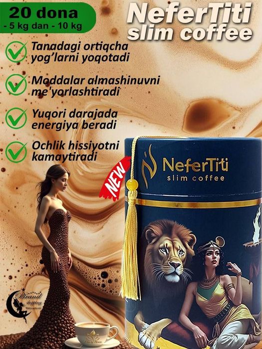 Nefer Titi tabiiy va bezarar ozish uchun kofe