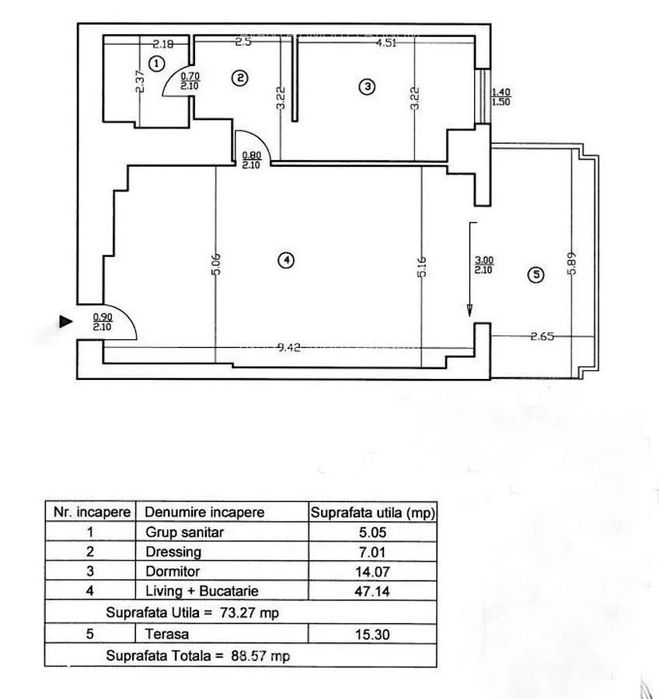 Upground Residence, Fabrica de Glucoza, 89 mp, posibilitate parcare