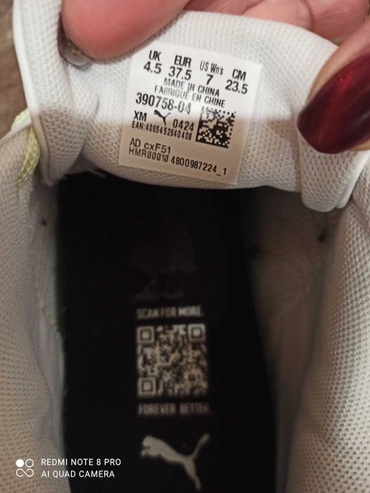 Маратонки на PUMA 37,5