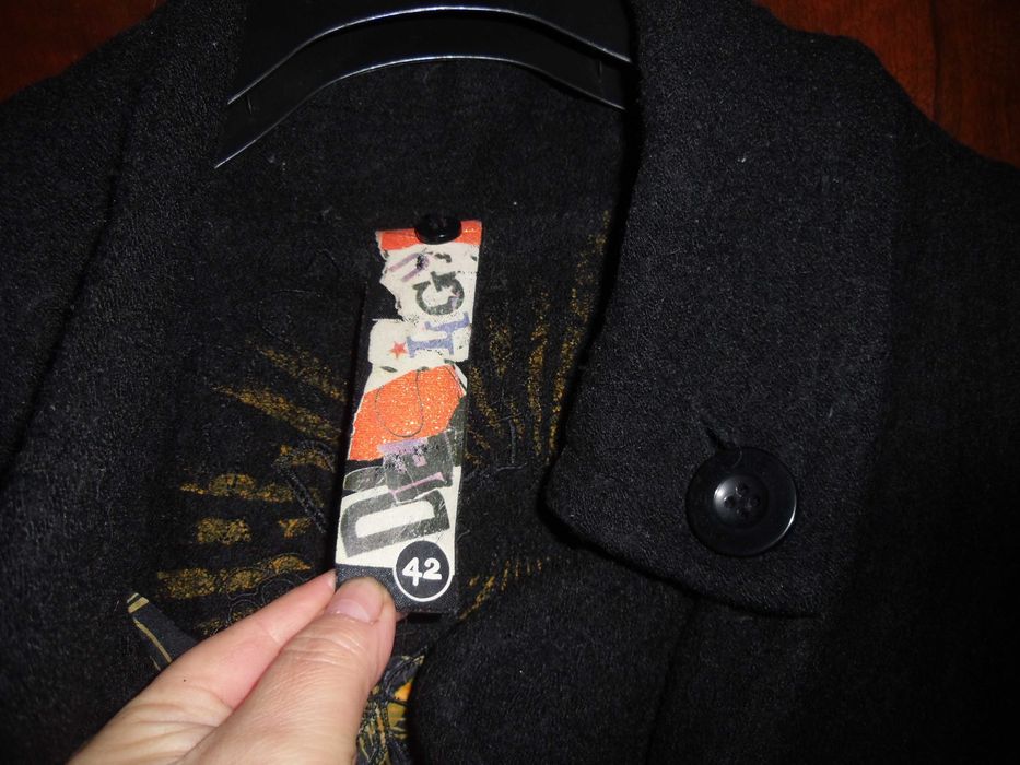 palton cu model si blanita chic