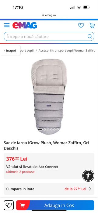 Sac termic pentru carucior