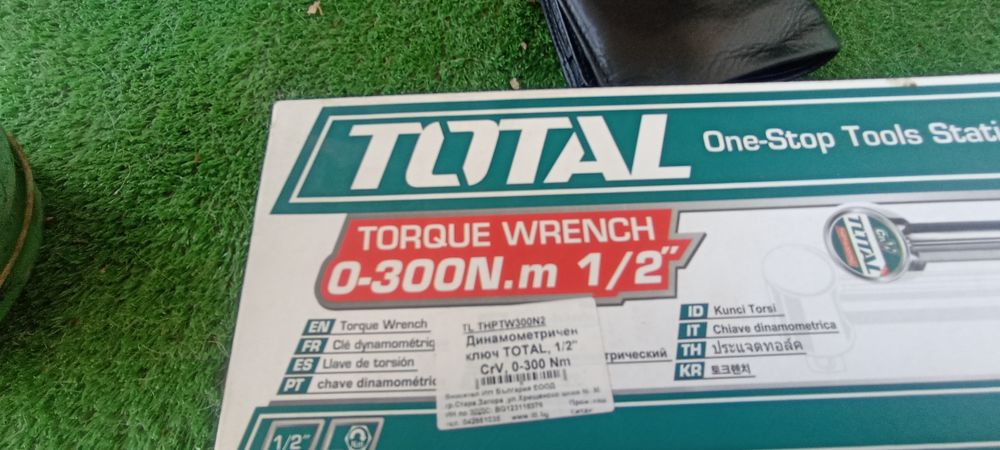 Динамометричен 1/2", 0-300Nm, TOTAL THPTW300N2
