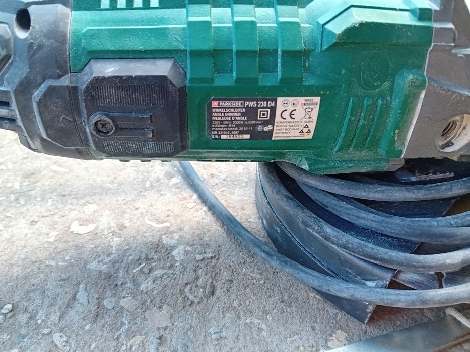 Неработещ ъглошлайф Parkside