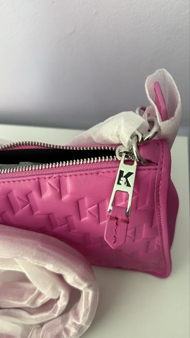 Karl Lagerfeld розова чанта