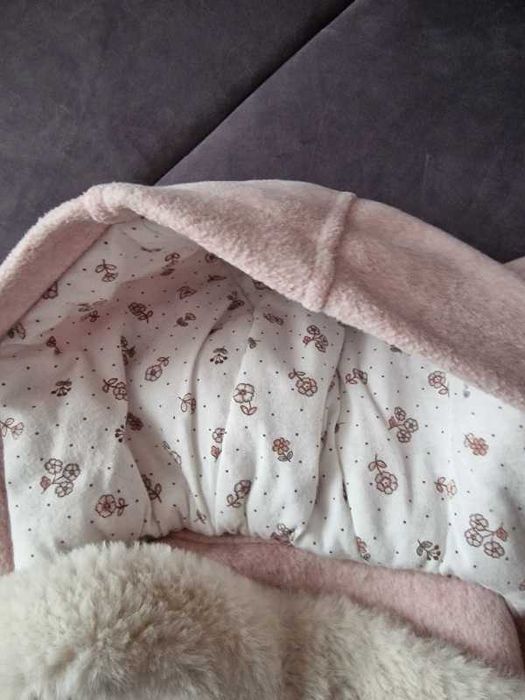 Palton fetite roz marimea 98