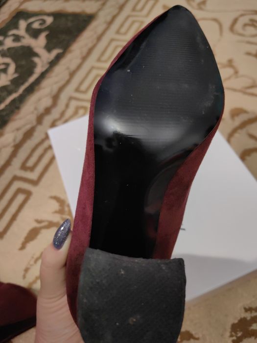 Туфли из натуральной замши