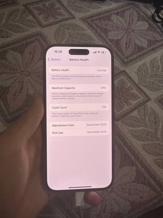 Iphone 16, 126 gb