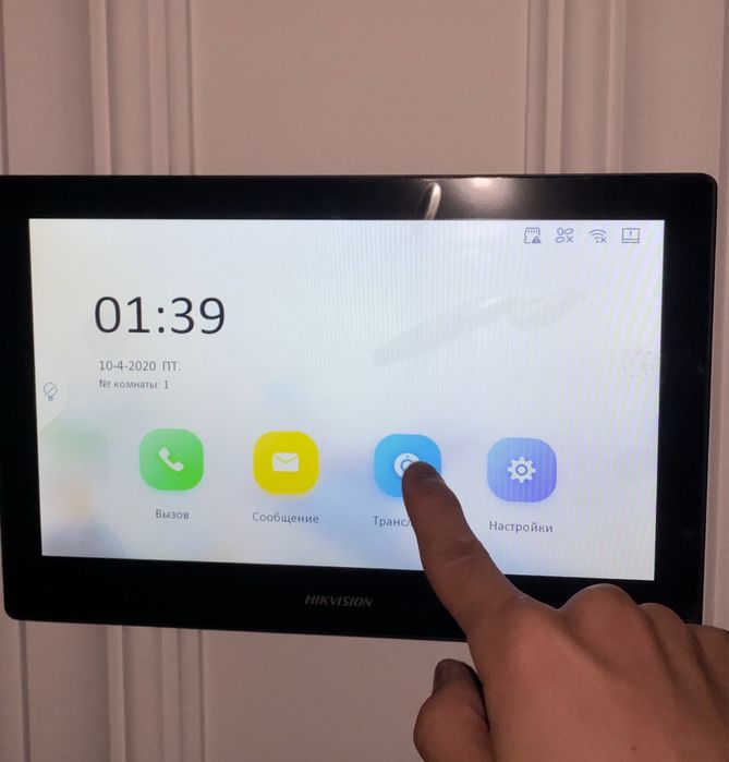 Ustanovka domofon zamok Hikvision установка