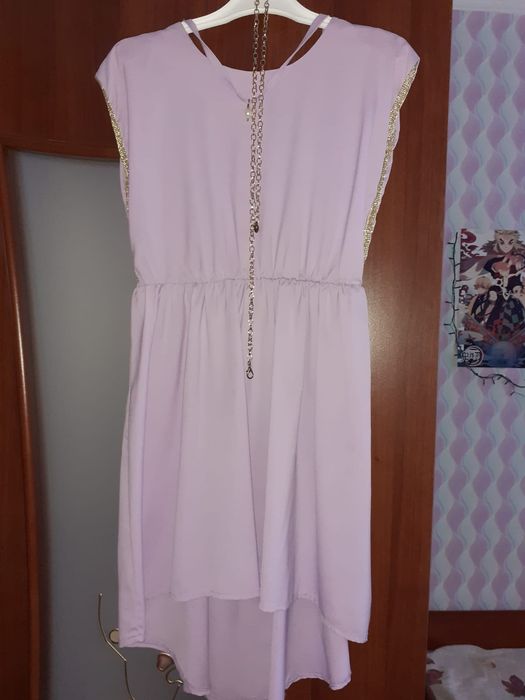 Детское сиреневое платье