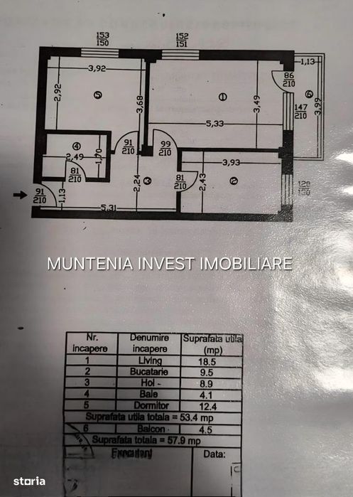 Apartament 2 camere, totul nou, Zona Centrala