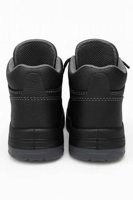 Ботинки рабочие черный Кожа, размеры:39-46