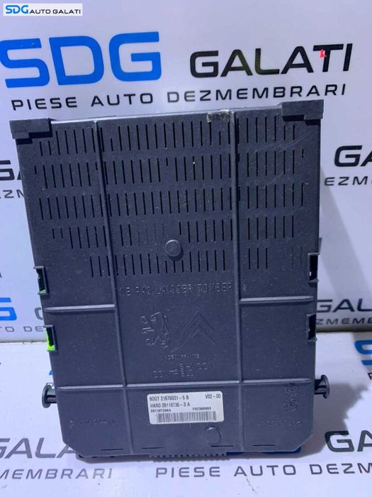 Unitate Modul Tablou Panou Sigurante BSI Peugeot 407 2003 - 2010 Cod 9663510280 281197298A [L3534]