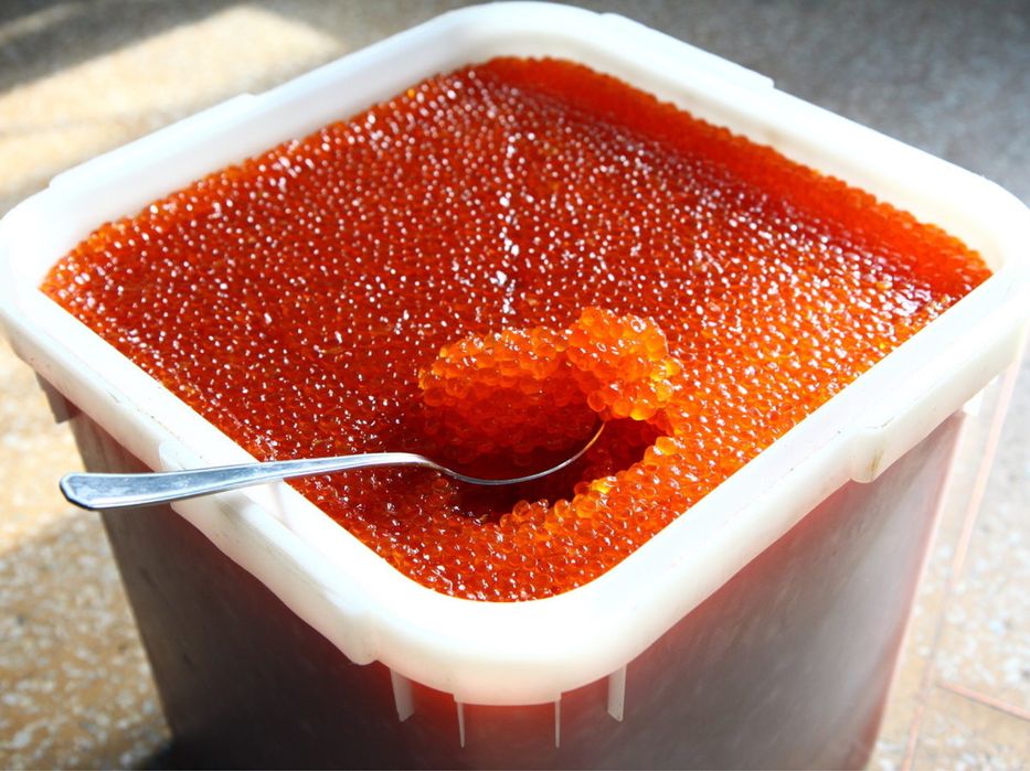 Икра красная Кеты. Камчатка