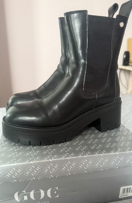 Боти естествена кожа Goe