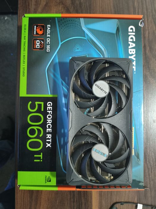 Gigabyte RTX 5060Ti 16GB DDR7 не дорого как новый
