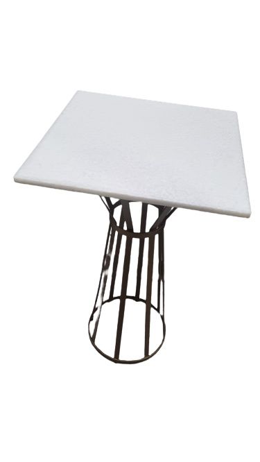 Suport metalic cu blat de marmură