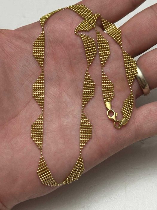 COLIER AUR 18K - La baza gatului - Cu Bilute - 11g. - 585 lei/gr. !