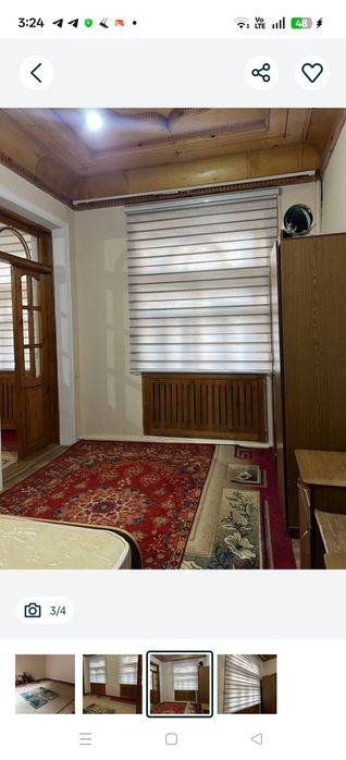 Талаба кизлар учун квартира  3 хона