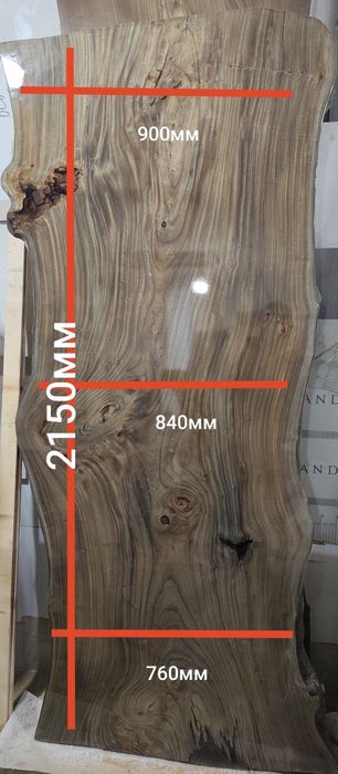 Столешницы из слэбов карагача