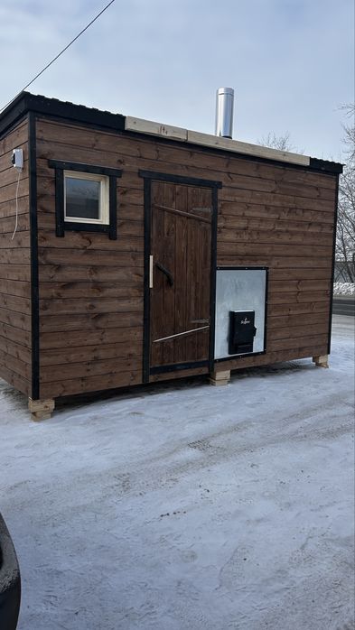 Мобильная баня каркасная