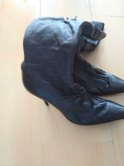 Продавам ботуши Antonio Rossi, естествена кожа, 38 номер, с цип и ток