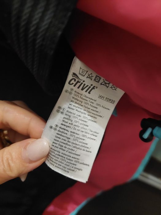 Geaca dama iarnă, Crivit