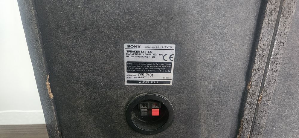 Vand boxe sony ss-rx707