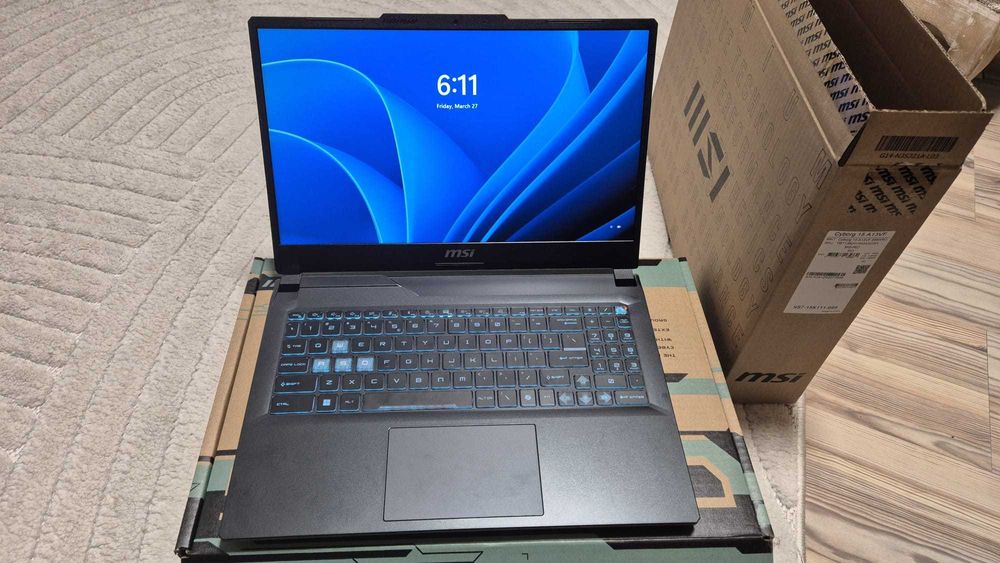 Laptop Gaming MSI Cyborg 15 A13VF cu procesor Intel® Core™ i7-13620H