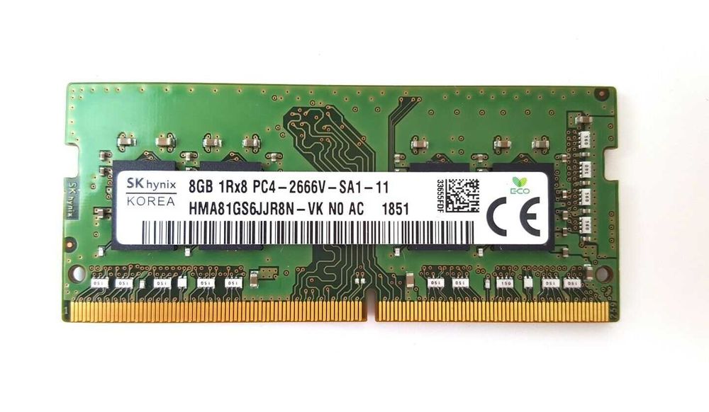 Memorie Laptop SKhynix 8Gb DDR4 2400Mhz 2666Mhz HMA81GS6AFR8N NOUA