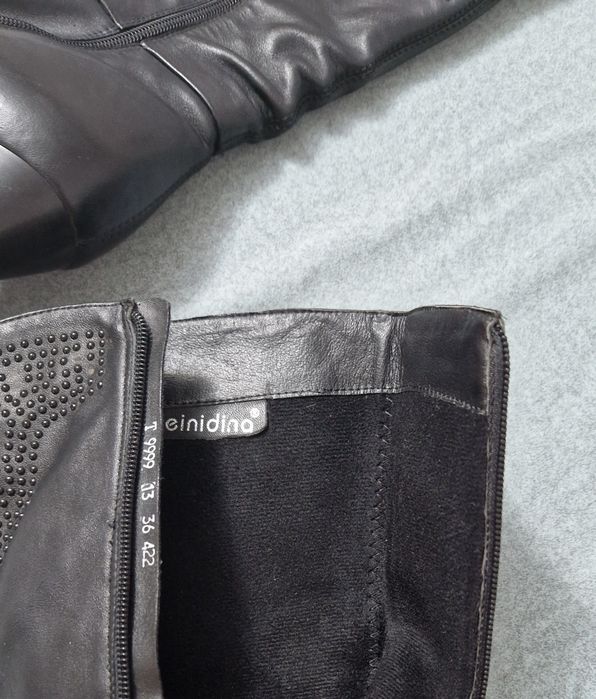 Сапоги из натуральной кожи