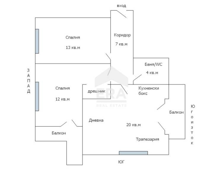 Продава се Тристаен апартамент в Варна, Гранд Мол Варна - 86 кв.м за 2313 €/кв.м - Снимка #2