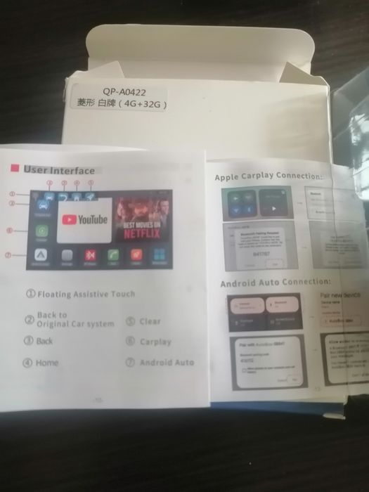Adaptor auto wireless carplay