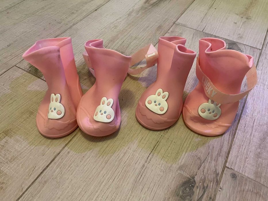 Pantofi roz pentru caine