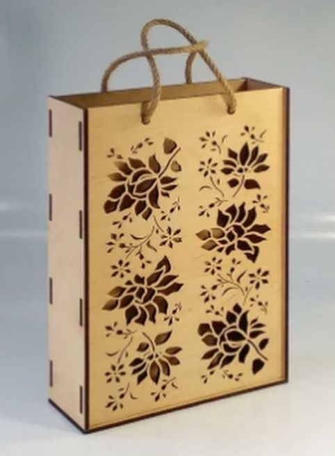 Подарочные деревянные пакеты