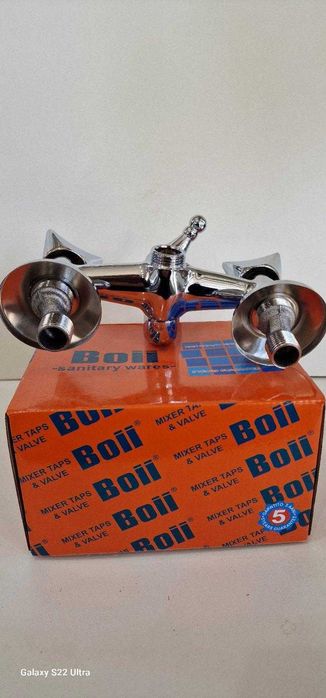 СУПЕР ПРОМОЦИЯ!!! Батерия - Смесител за Душ с Метални врътки!