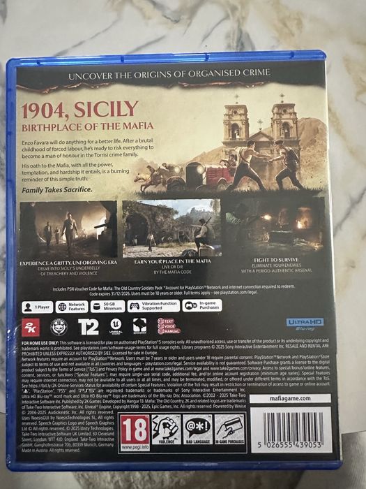 Mafia the old country ps5