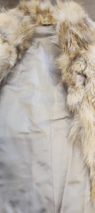 Елек от естествен косъм от лисица