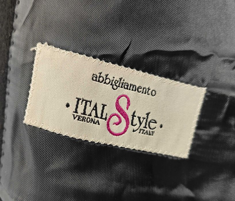 LUBIAM Verona 100% Кашмирено мъжко палто размер 54 R