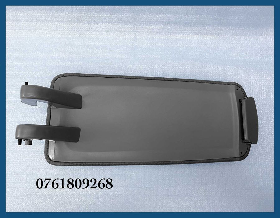Capac piele cotiera pentru Audi A4 B6 B7 / Seat Exeo - gri