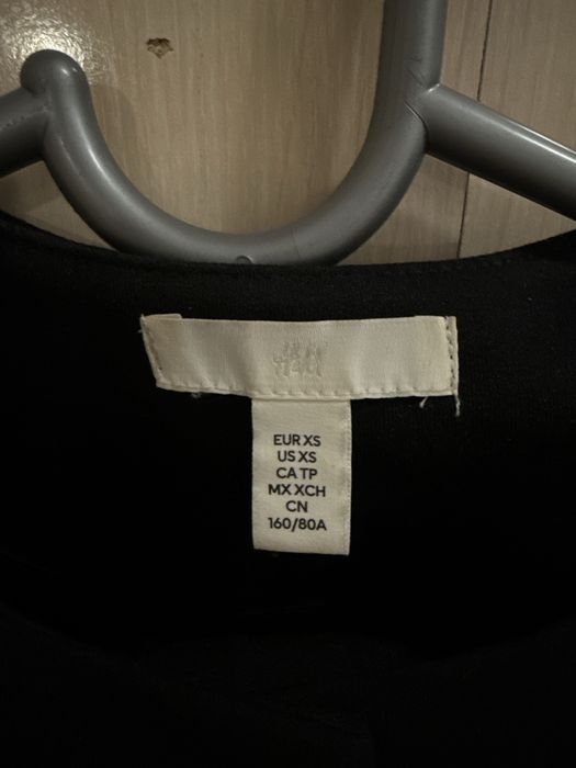 Укороченный черный пиджак