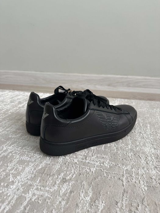 Оригинални детски обувки Emporio Armani от естествена кожа