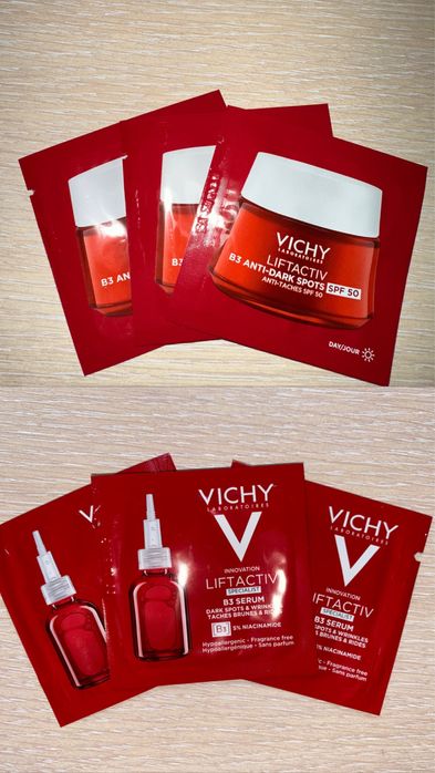 Vichy, La Roche, Cerave, Loreal козметика за лице и тяло