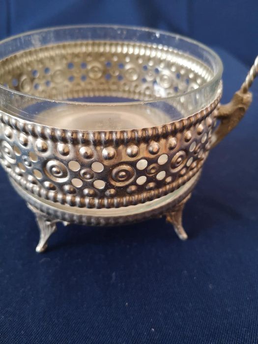 ретро кошничка за бонбони от неръждаем материал