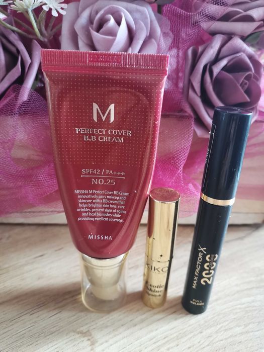 Маркова козметика MISSHA 40ml SPF42, червило и спирала за 14,90