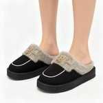 Papuci de casa, caldurosi, cu interior imblanit si talpa antiderapanta