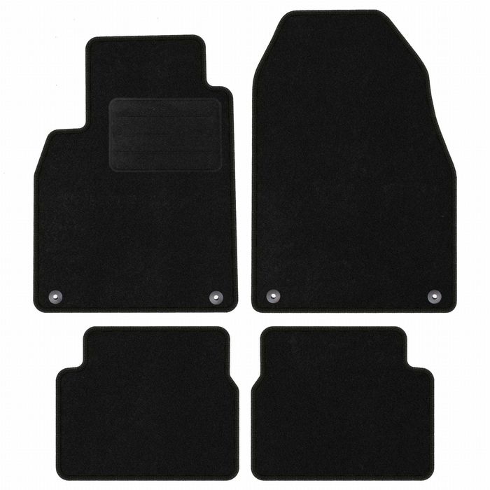 4бр. Мокетни стелки за SAAB 93 II / СААБ 93 2002 - 2008 със закопчалки