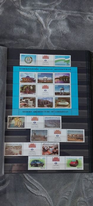 Марки Узбекистана с ¹⁹92-²⁰16 года