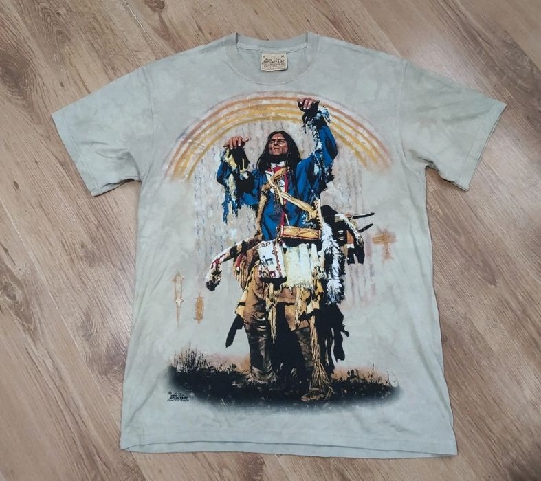 Tricou The Mountain USA Native American marimea M