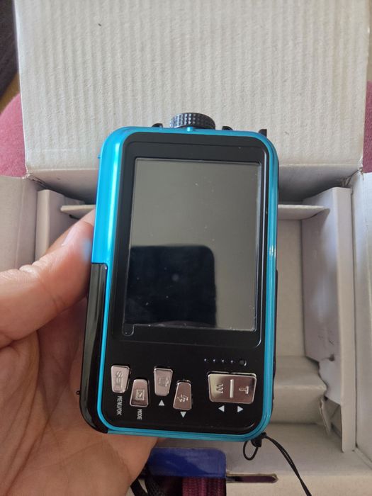 Подводен фотоапарат 3 m, 2.7K, HD видео, 48MP, Син