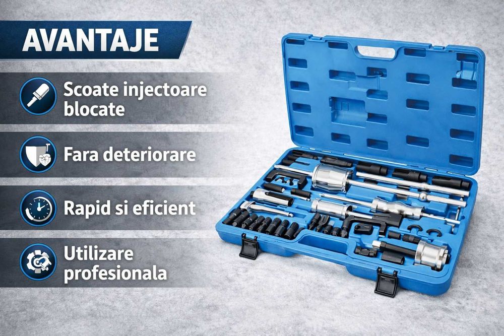 Trusa extractoare injectoare 40 piese profesionala auto